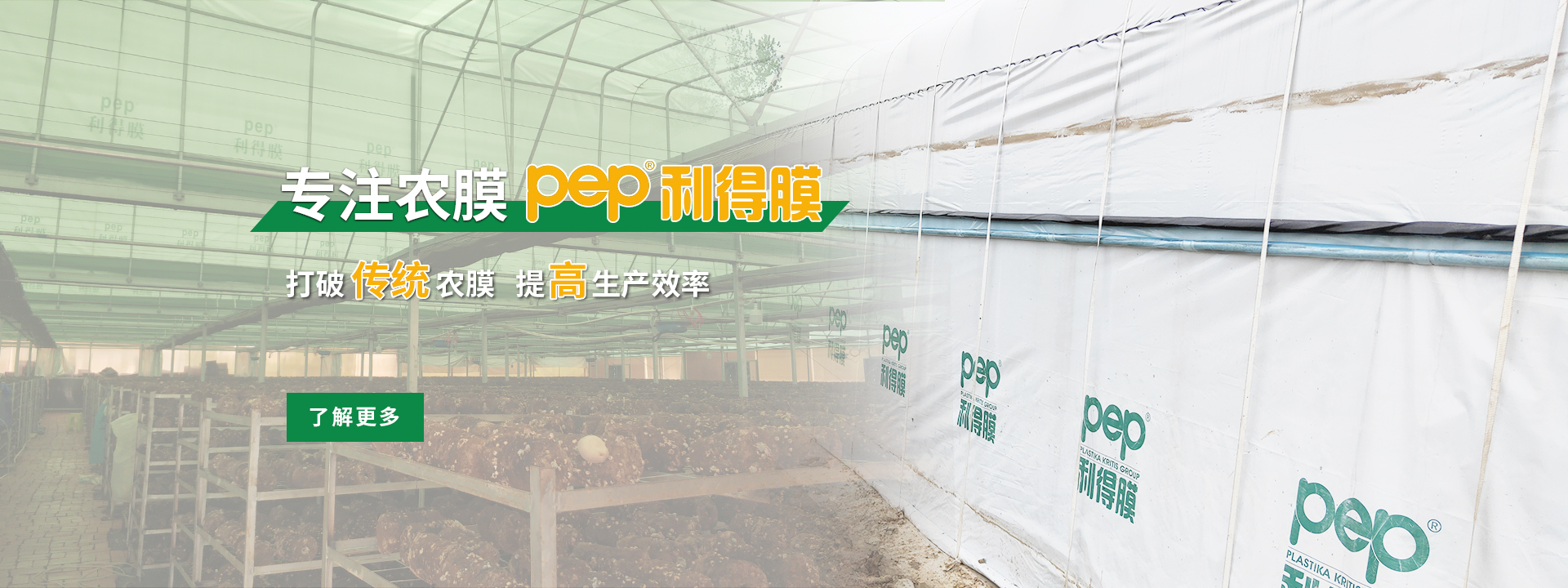 綠白膜、pep利得膜